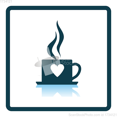 Image of Valentine Day Coffee Icon