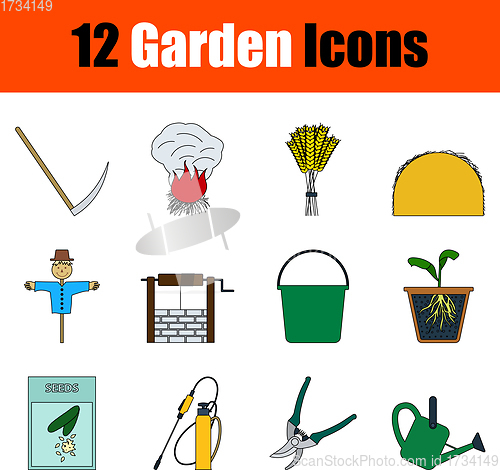 Image of Garden Icon Set