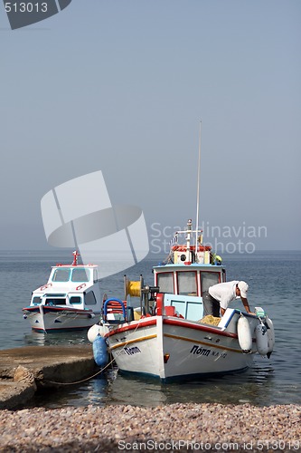 Image of fisherman on boat 