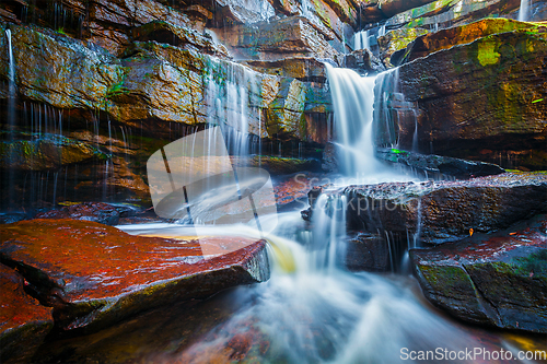 Image of Tropical waterfall