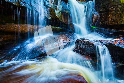 Image of Tropical waterfall