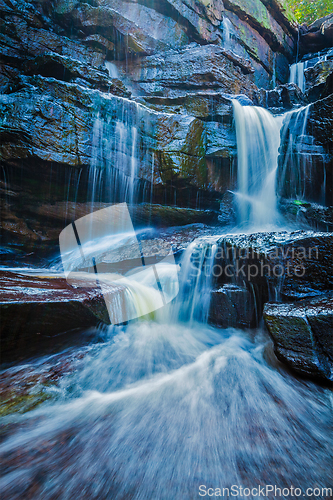 Image of Tropical waterfall