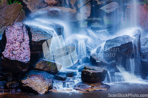 Image of Tropical waterfall