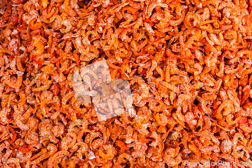 Image of Dried shrimps close up