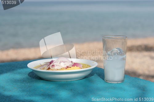 Image of fava with ouzo