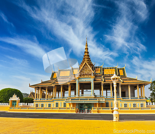 Image of Royal Palace complex in Phnom Penh