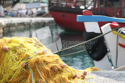 Image of fishingnet detail