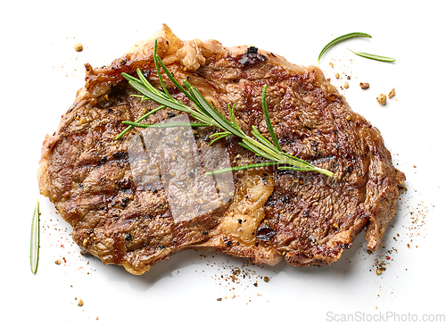 Image of freshly grilled beef entrecote steak