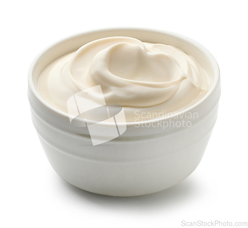 Image of bowl of mayonnaise