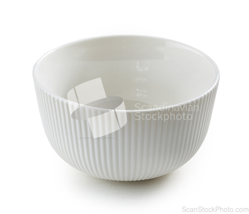 Image of empty white bowl