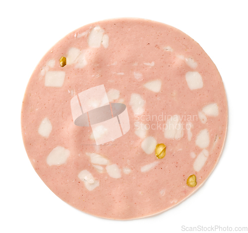 Image of slice of pork sausage