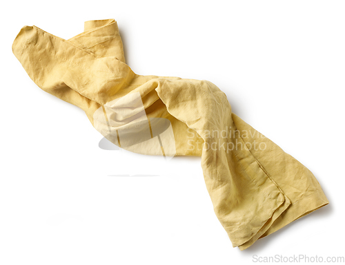 Image of crumpled cotton napkin