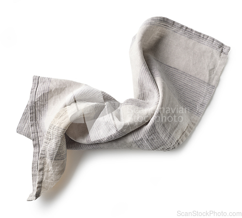 Image of crumpled cotton napkin