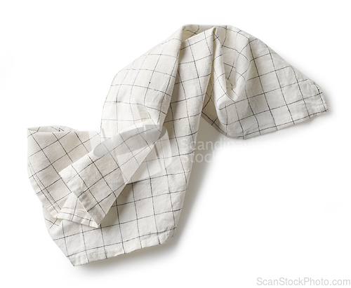 Image of crumpled cotton napkin