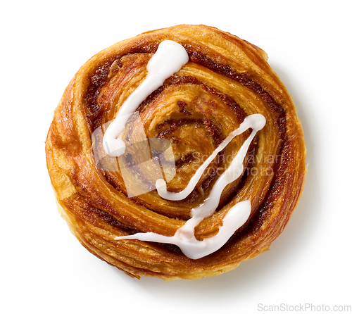 Image of freshly baked sweet cinnamon roll