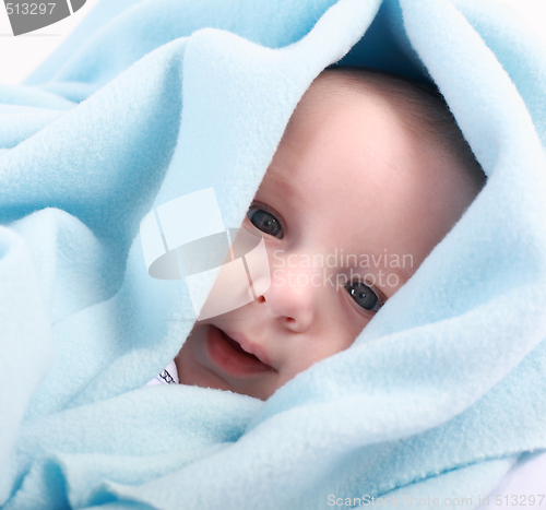 Image of Adorable newborn portrait