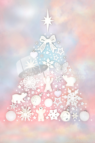 Image of Christmas Tree Fantasy Festive North Pole Design