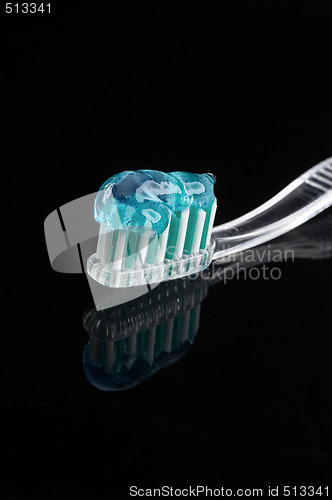 Image of toothbrush and paste