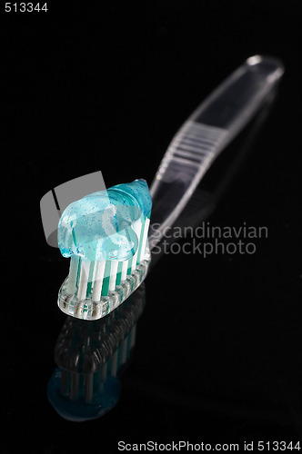 Image of toothbrush and paste