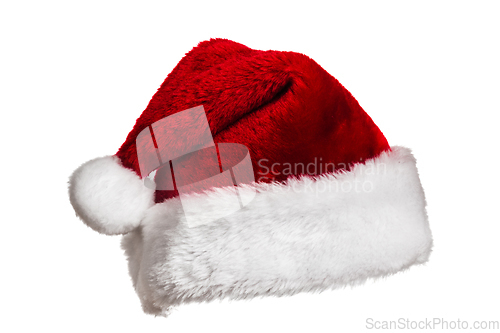 Image of Santa hat on white