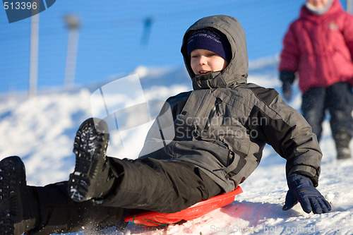 Image of Fun high speed sledding