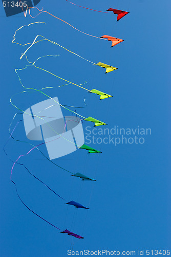 Image of Stack of stunt kites