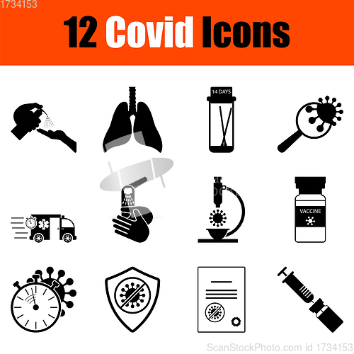 Image of Covid Icon Set