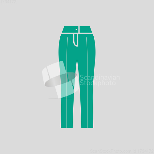 Image of Business Woman Trousers Icon