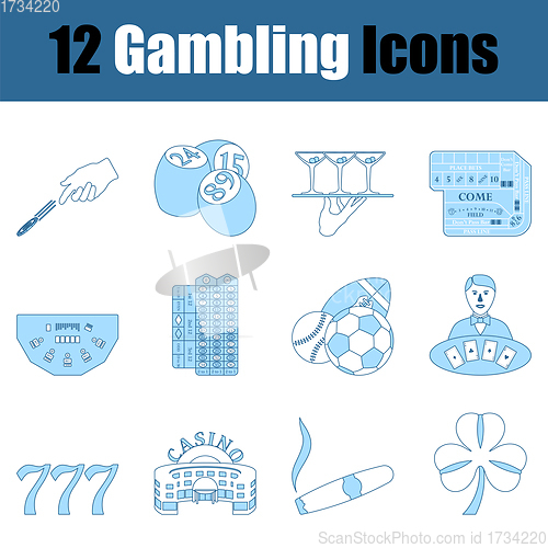 Image of Gambling Icon Set