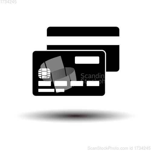 Image of Front And Back Side Of Credit Card Icon