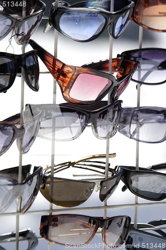 Image of sunglasses on display