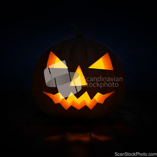 Image of Jack-o'-lantern halloween pumpkin