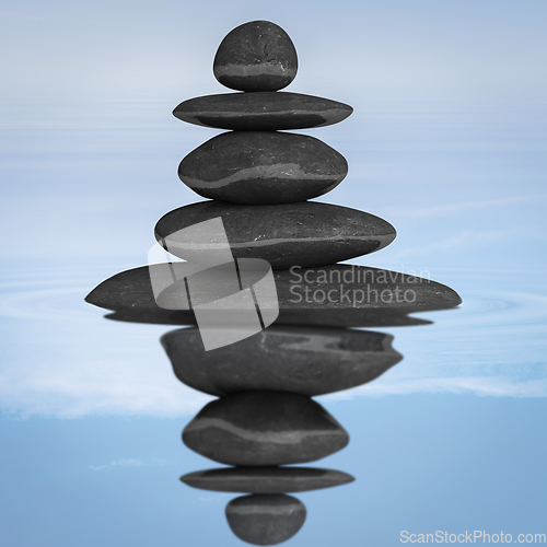 Image of Zen stones balance concept