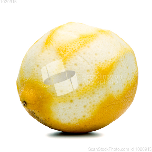 Image of Peeled lemon fruit