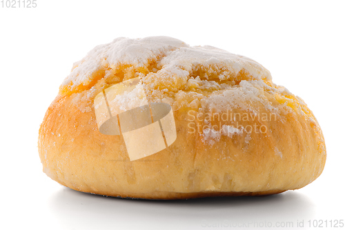 Image of Traditional Portuguese coconut pastry called Pao de Deus