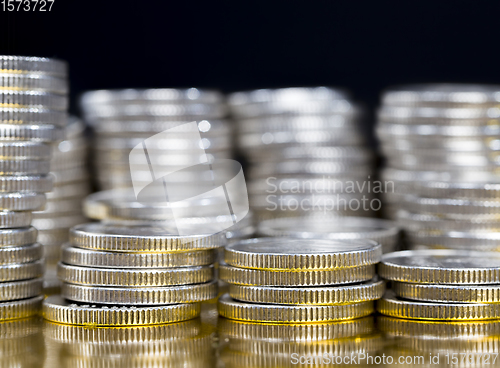 Image of reflection coins