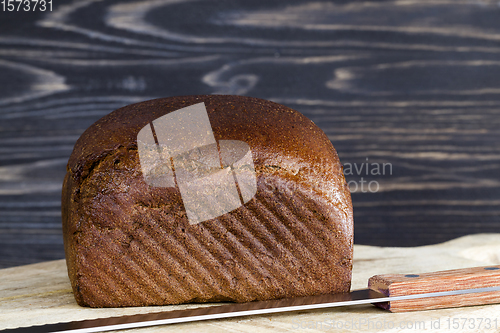 Image of black bread
