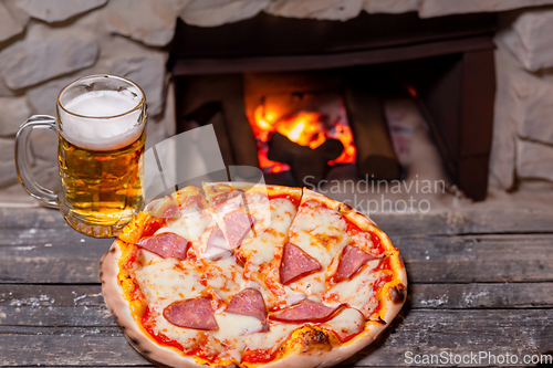Image of Pizza And Beer