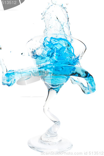 Image of Blue Martini Splash