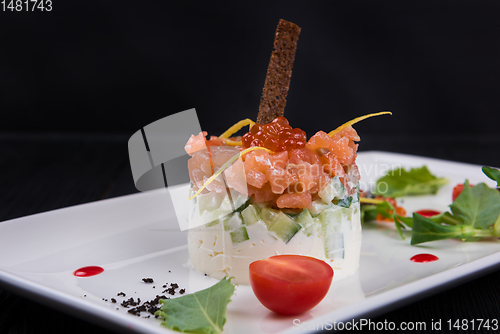 Image of Fresh salmon tartare