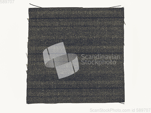 Image of Vintage looking Black fabric sample