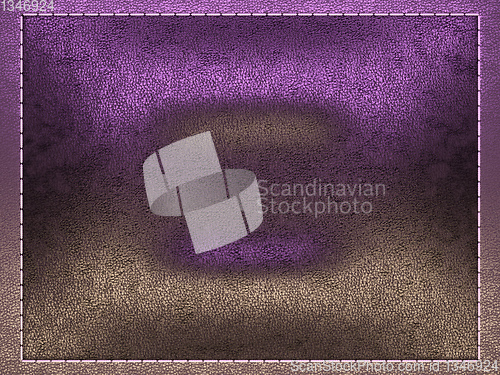 Image of Leather stitched texture or background purple and brown