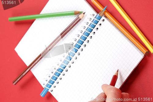 Image of Pencil and agenda