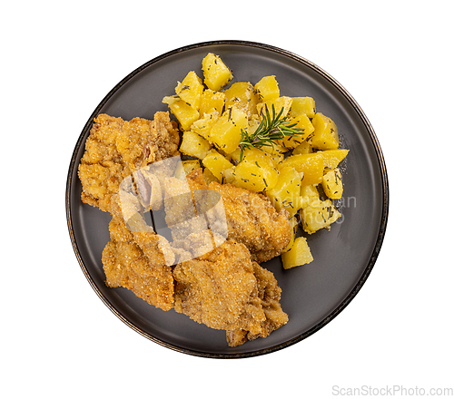 Image of Homemade breaded viennese schnitzel