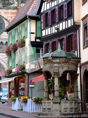 Image of Square in the street at Obernai 