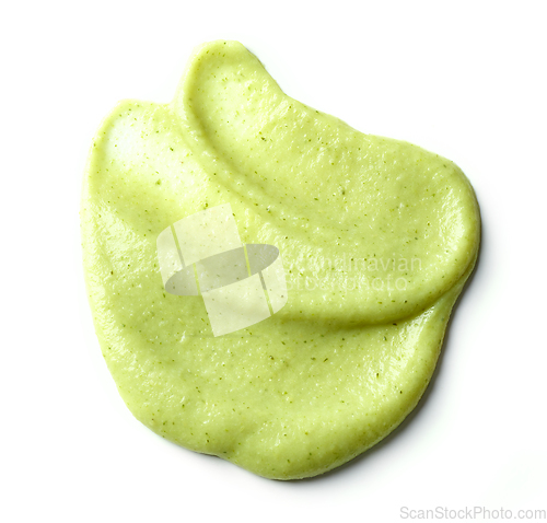 Image of broccoli puree isolated