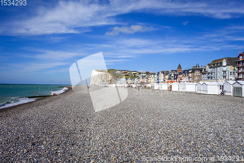 Image of Le-Treport beach, Normandy, France
