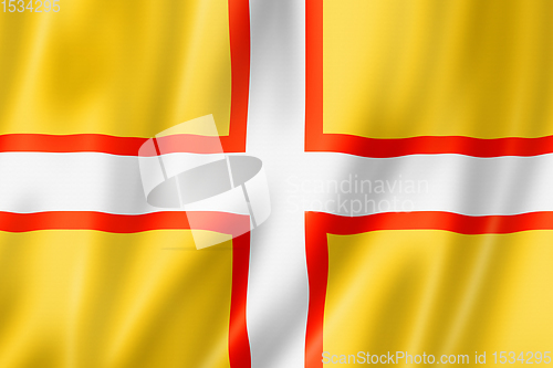 Image of Dorset County flag, UK