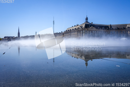 Image of Water Mirror in Bordeaux, France