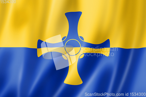 Image of Durham County flag, UK